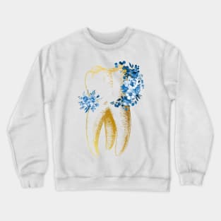 Human tooth Crewneck Sweatshirt